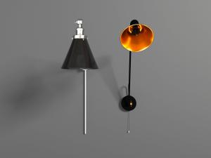 现代金属灯罩壁灯