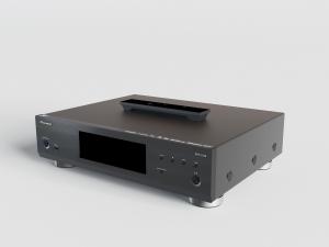 现代黑色读碟机唱片机