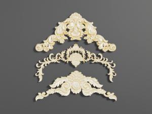 欧式三角形雕花构件