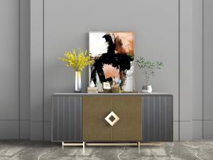 新中式玄关柜边柜