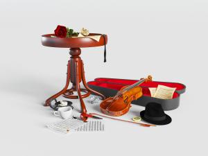 欧式茶几、小提琴乐器
