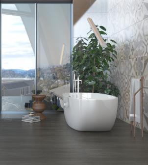 现代北欧陶瓷浴盆浴缸