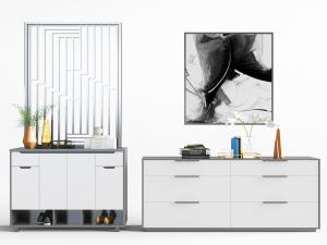 现代玄关装饰柜鞋柜边柜