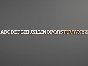 英文26个字母墙饰挂件