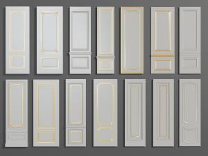 简欧白色护墙板