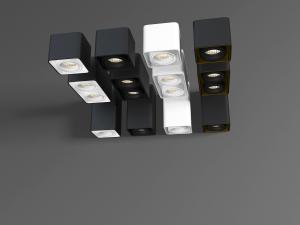 现代工业风筒灯射灯