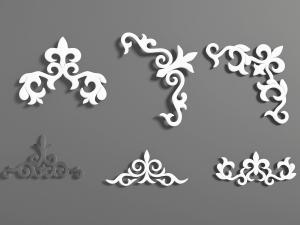 欧式墙面雕花构件