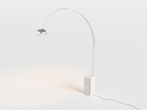 新中式现代钓鱼造型的落地灯