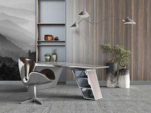 新中式老板桌老板台椅子组合