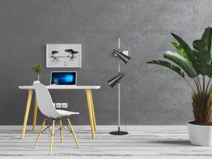 北欧简约书桌椅组合、落地灯3d模型 北欧简约书桌椅组合、落地灯