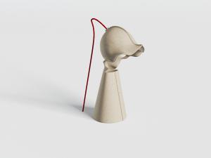 现代花朵造型的台灯