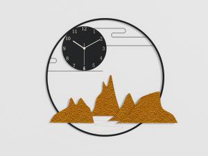 新中式钟表墙饰挂件