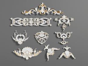 欧式雕花角线构件