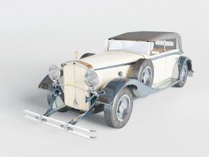 现代老式汽车、老爷车3d模型 现代老式汽车、老爷车