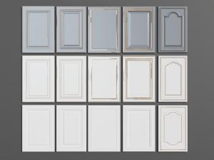 美式带结构线的柜门