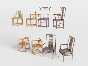 中式实木扶手椅子