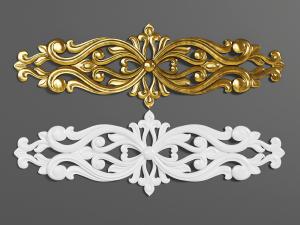 欧式金色雕花构件