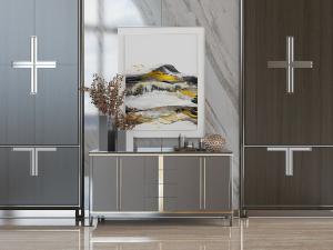 新中式玄关柜边柜