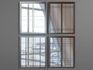 新中式玻璃推拉门