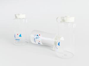 现代透明塑料喝水杯