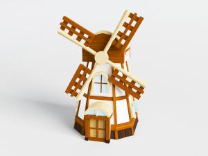 北欧儿童风车玩具