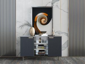 现代轻奢玄关柜边柜