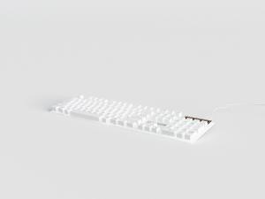 白色的电脑键盘