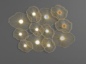 现代金属花朵墙饰挂件