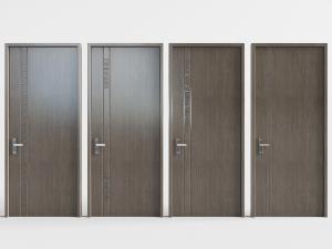 新中式实木平开门