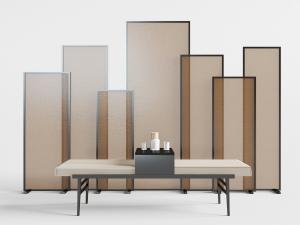 新中式带茶几的沙发凳