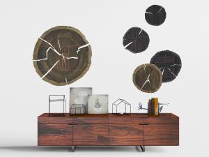 后现代实木电视柜