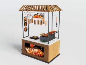 日式烧烤烤肠售卖车