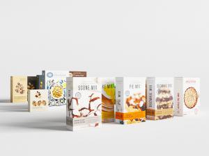 纸盒包装的糕点食品