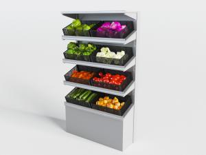 超市金属生鲜果蔬货架