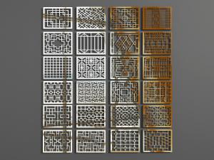 新中式金属雕花构件