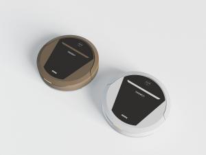 圆形智能扫地机器人家用电器