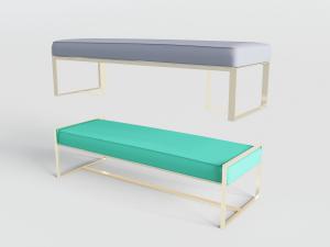 现代轻奢沙发凳