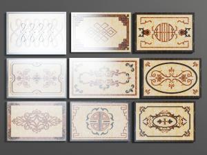 欧式地面石材拼花