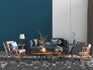 北欧沙发茶几组合