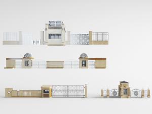 后现代大门、围栏