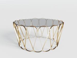 新古典铁艺茶几3d模型 新古典铁艺茶几