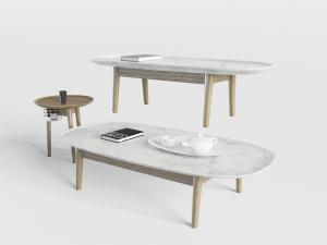 北欧茶几边几3d模型 北欧茶几边几