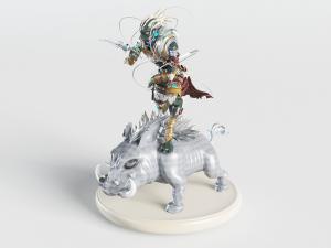 动漫卡通怪兽、人物