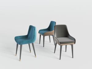现代布艺餐椅