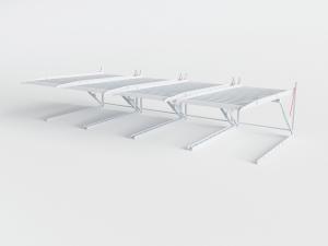 现代铝合金户外雨棚