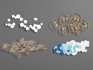 新中式金属墙饰挂件