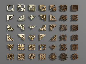 新中式雕花装饰构件