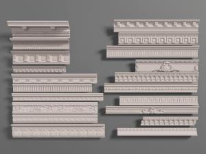 新中式欧式雕花角线