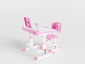现代儿童可升降学习桌3d模型 现代儿童可升降学习桌
