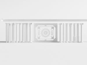 欧式罗马柱子雕花石膏角线